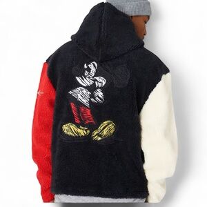 Kith x Disney Black Sherpa Pullover XL